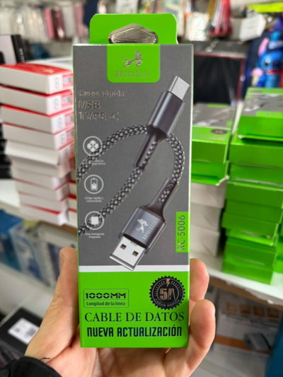 Cable Tipo C de cordón reforzado RC-5006