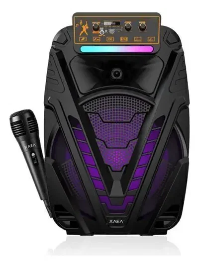 Parlante 15'' 30W + Microfono + Control Marca XAEA