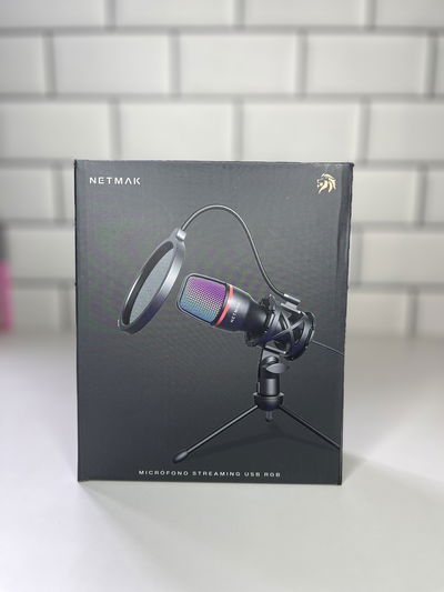 Micrófono rgb streaming usb NM-MS786