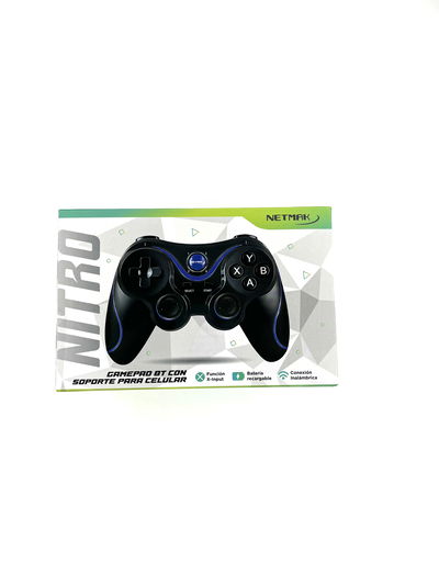 Gamepad BT con soporte para celular