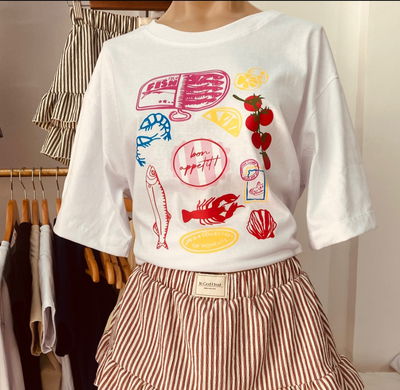 REMERA BOXY FIT FISH