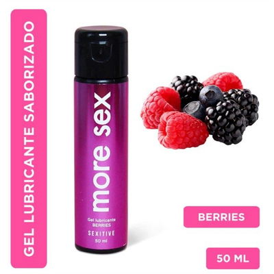 Gel Lubricante Íntimo saborizado More Sex
