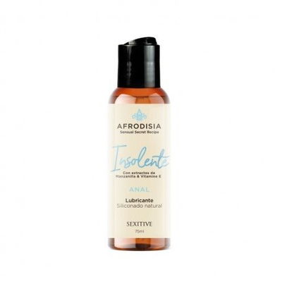 Lubricante Siliconado Anal Natural Afrodisia Insolente 75ml