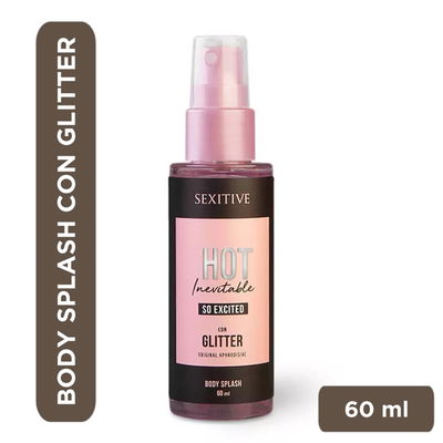 Body Splash Hot Inevitable So Excited con Glitter 60ml