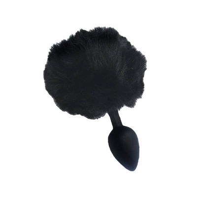 PLUG ANAL POMPOM SILICONA