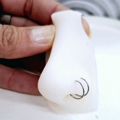 Argollita doble nostril nariz ●AQ●AD●