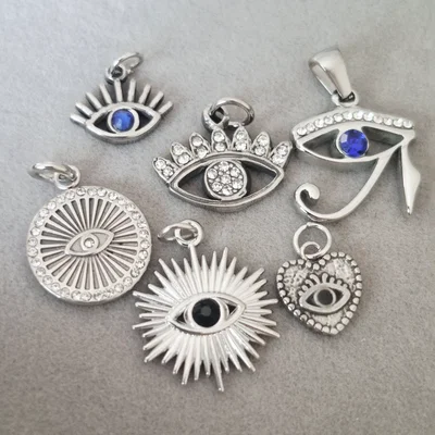 Dije ojo protector con strass ●AQ●