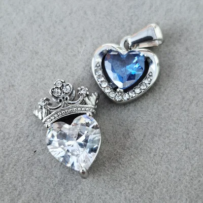 Dije corazón strass ●AQ●