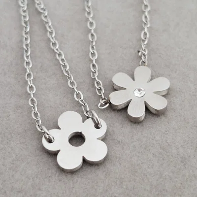 Collar Flor Chata ●AQ●