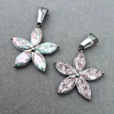 Dije Flor de strass ●AQ●