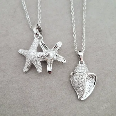 Collar Estrella y Caracol ●AQ●