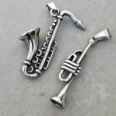 Dije Saxo y Trompeta ●AQ●