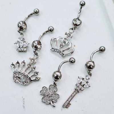 Piercing Ombligo Colgante ●AQ●