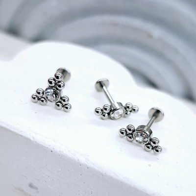 Labret Dots con strass ●AQ●