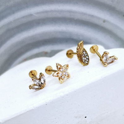 Labret con formita y strass ●AD●