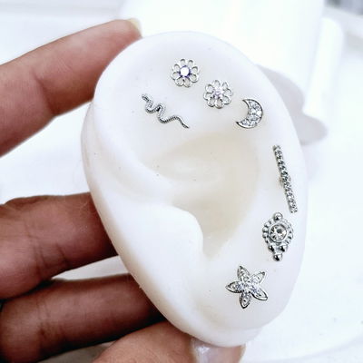 Helix con formitas y strass ●AQ●