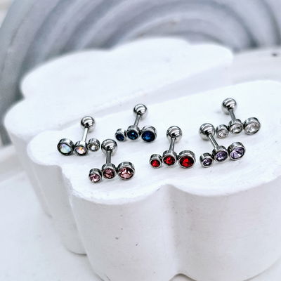 Helix triple strass ●AQ●