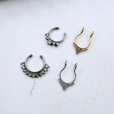 Septum falso con strass ●AQ●AD●