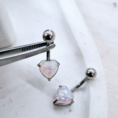 Piercing Ombligo Corazón ●AQ●
