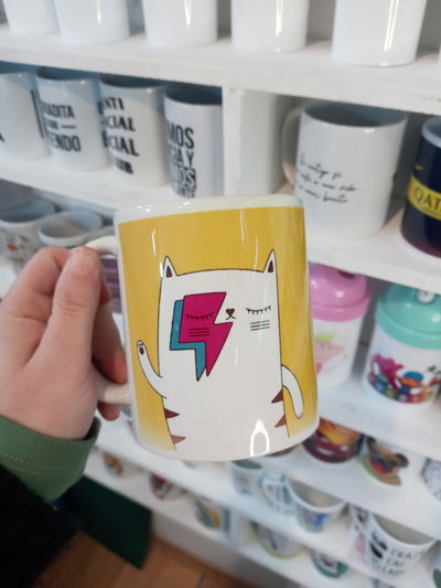 Taza de cerámica, Michi Bowie