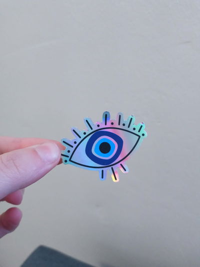 Vinilo holográfico OJO TURCO