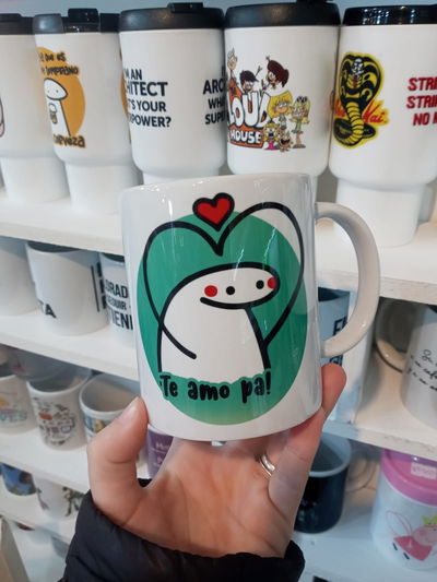 TAZA CERÁMICA FLORK 