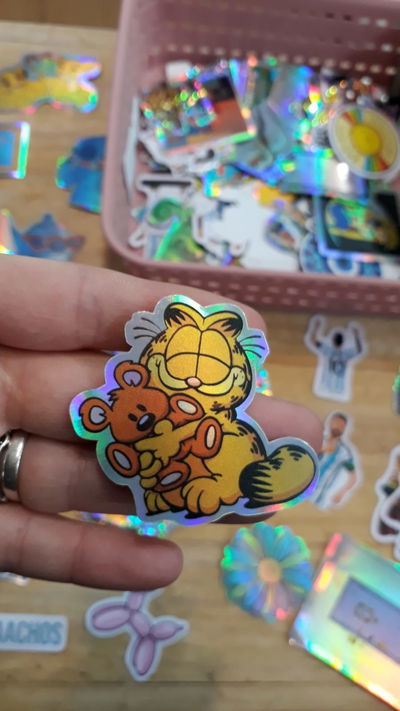 Vinilo holográfico GARFIELD