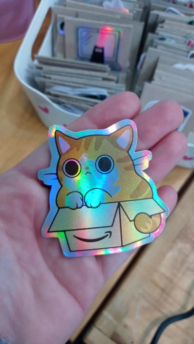 Vinilo holográfico MICHI CAJA