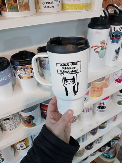 Jarro tipo termico MICHI, LLEGUÉ TAARDE PORQUE NO QUERIA VENIR