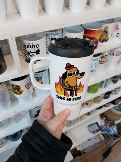 Jarro tipo termico THIS IS FINE