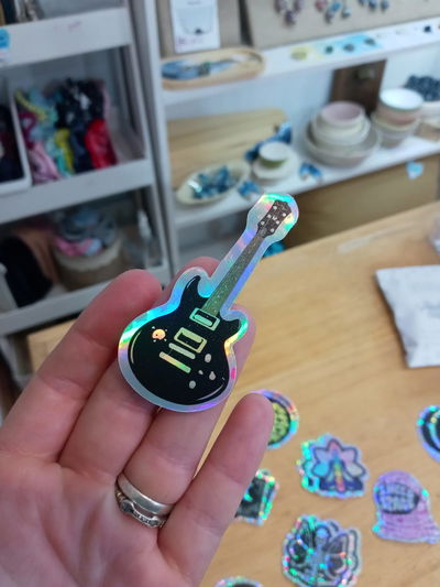 Vinilo holográfico GUITARRA