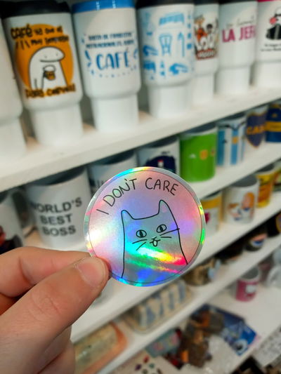 Vinilo holográfico MICHI I DON´T CARE