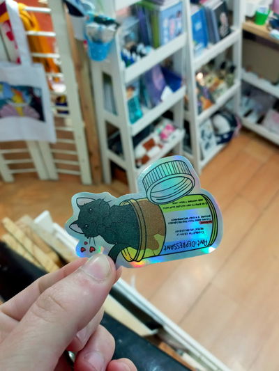 Vinilo holográfico MICHI ANTIDEPRESIVO