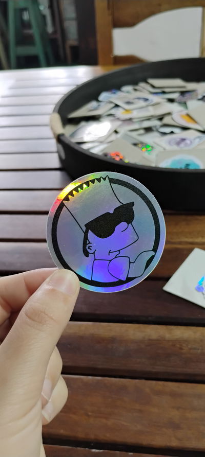 Vinilo holográfico Bart 