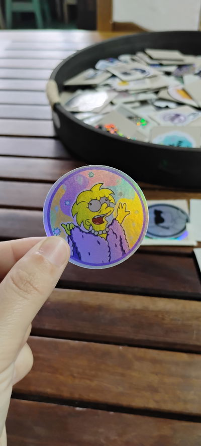 Vinilo holográfico lisa loca