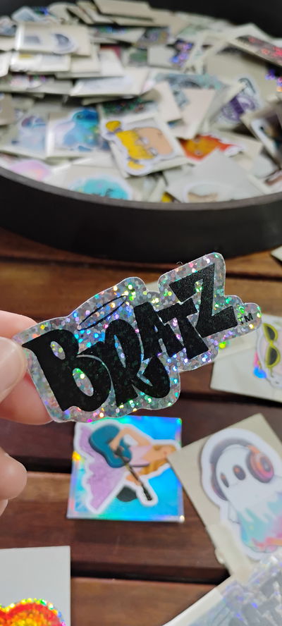 Vinilo holográfico glitter BRATZ