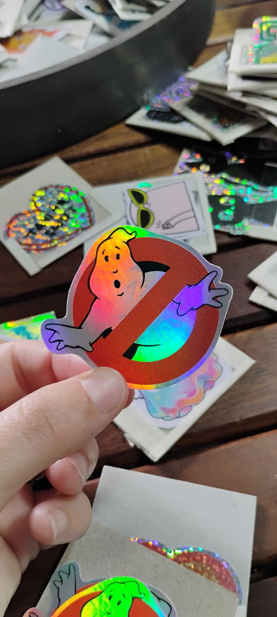 Vinilo holográfico CAZAFANTASMAS