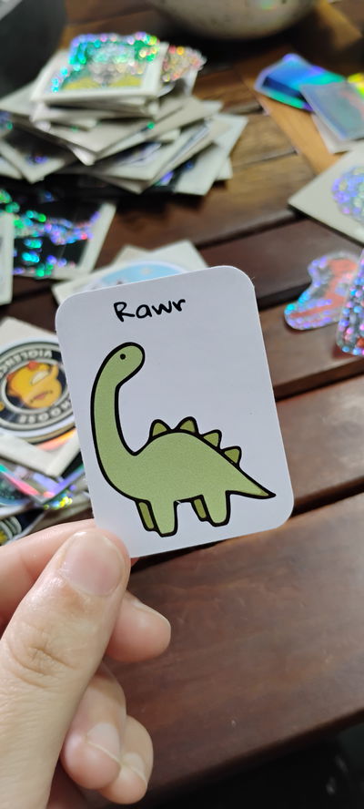 Vinilo dinosaurio Rawr