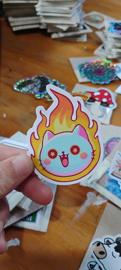 Vinilo Michi fuego