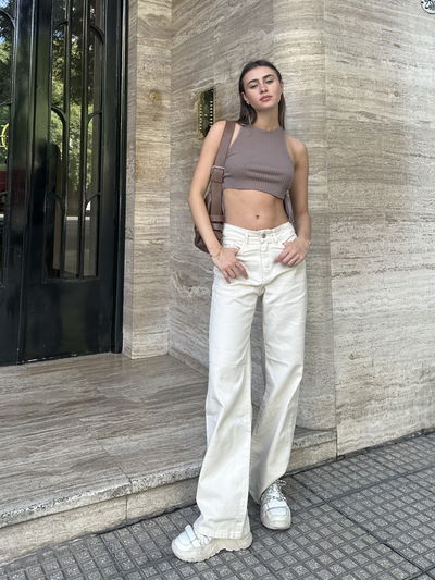 WIDE LEG CREMA