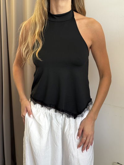 TOP HALTER LENCERO