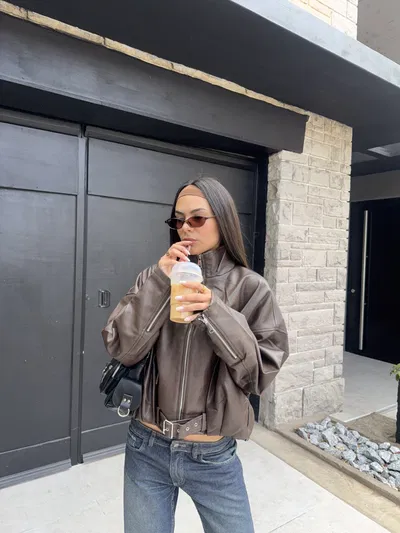 JACKET BOMBER ONIX BROWN