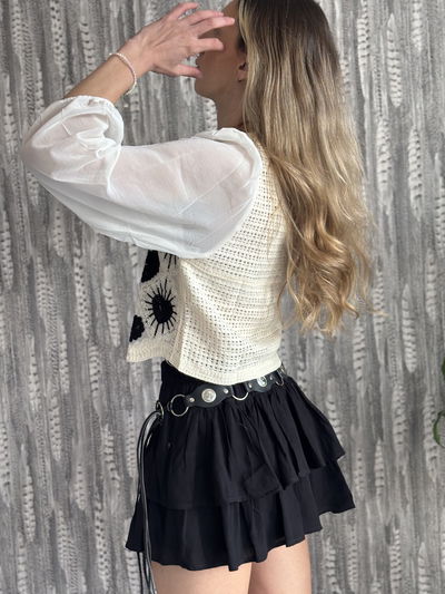 PREVENTA/ BLUSA CROCHET CORAZON