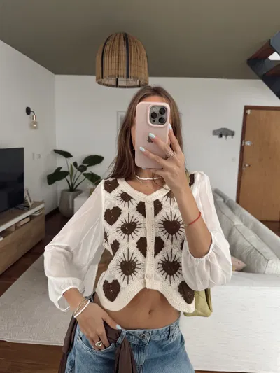 BLUSA CROCHET CORAZON