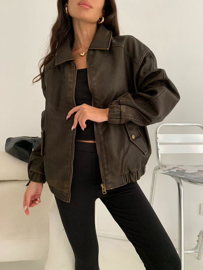CAMPERA PILOT BROWN