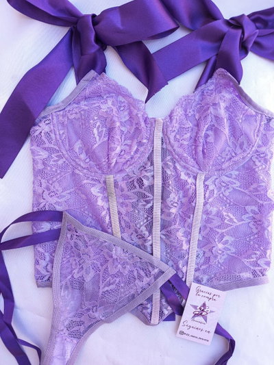 Conjunto/Corset SUN Violeta