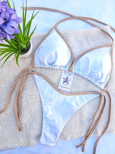 Bikini PARIS Blanca Borde Camel