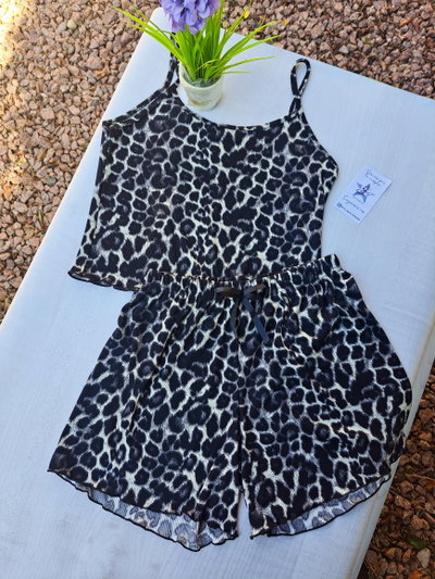 Pijama Corto Print