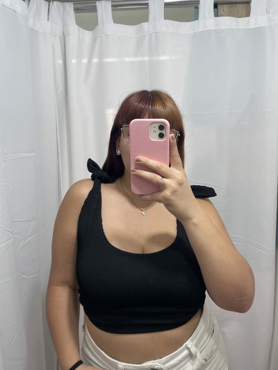 TOP MILENA NEGRO BIKINI (unidad)