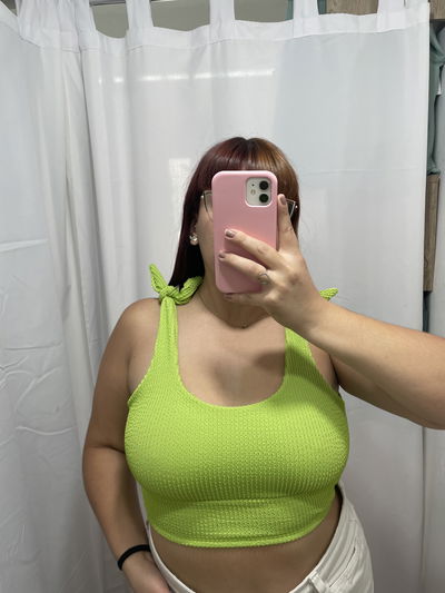 TOP MILENA VERDE BIKINI (unidad)
